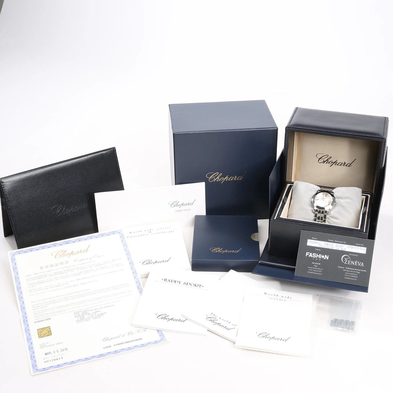 Chopard Chopard Happy Sport 278509-3006 1443303 SS QZ Shell-Face Watch Divers