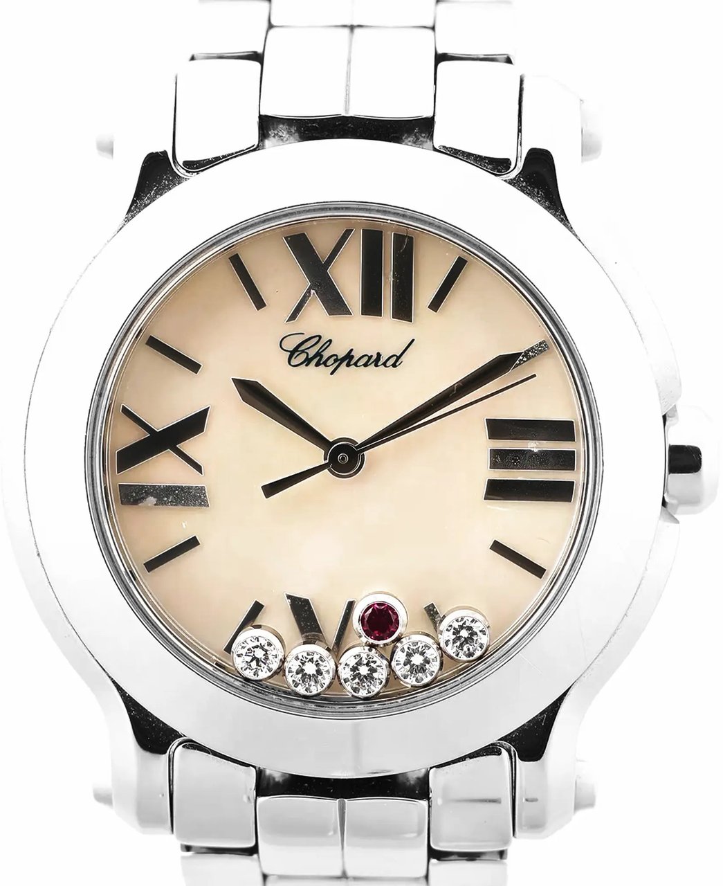 Chopard Happy Sport 278509-3006 1443303 SS QZ Shell-Face Watch Divers