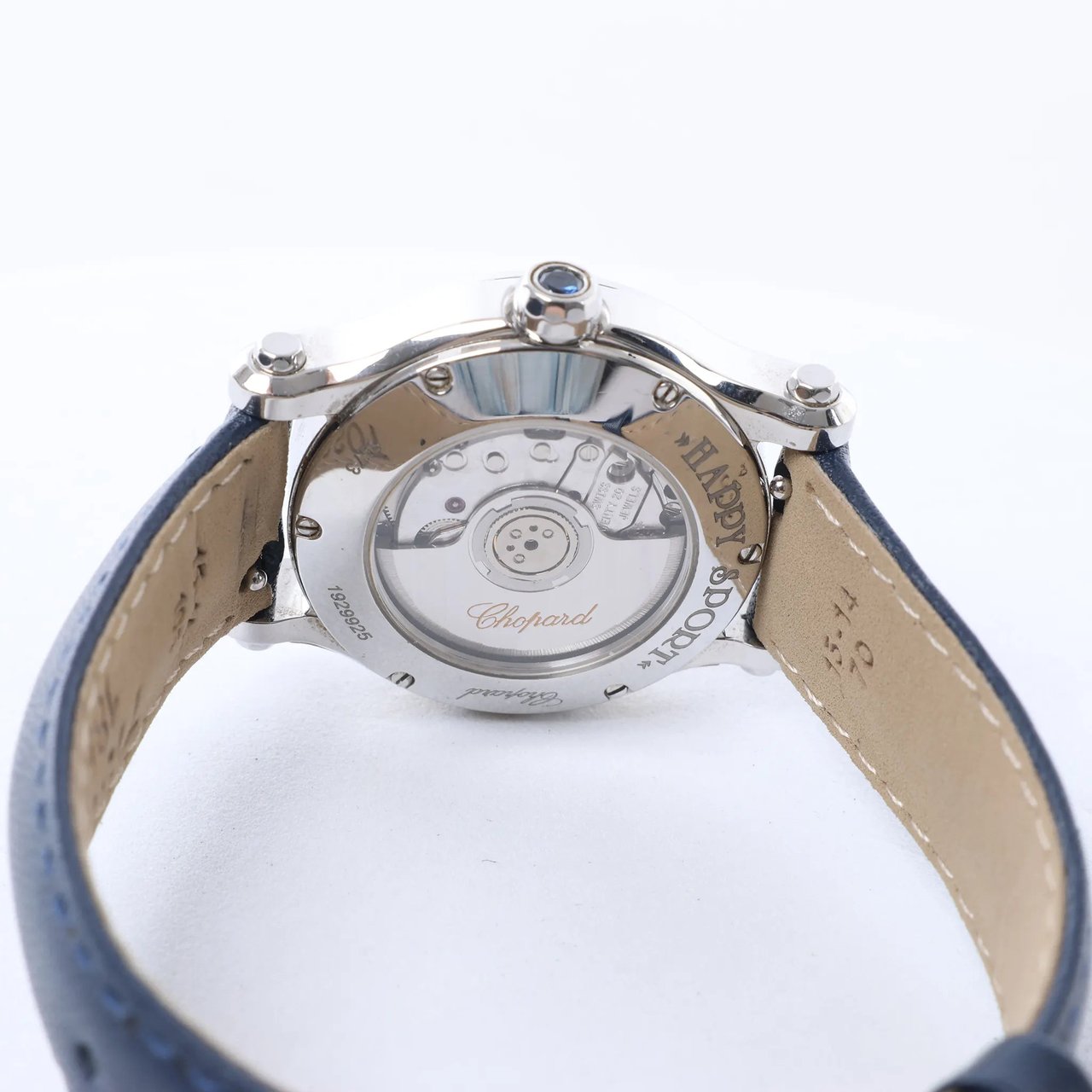 Chopard Happy Sport 278573-3001 1929925 SS AT Watch with Silver Dial Zilver
