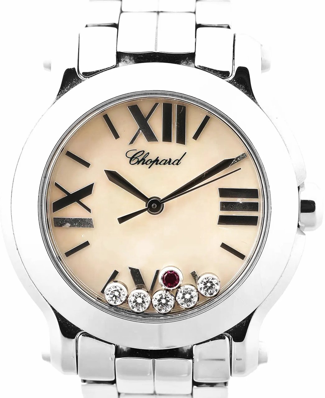 Chopard Happy Sport 278509-3006 1443303 SS QZ Shell-Face Watch Divers