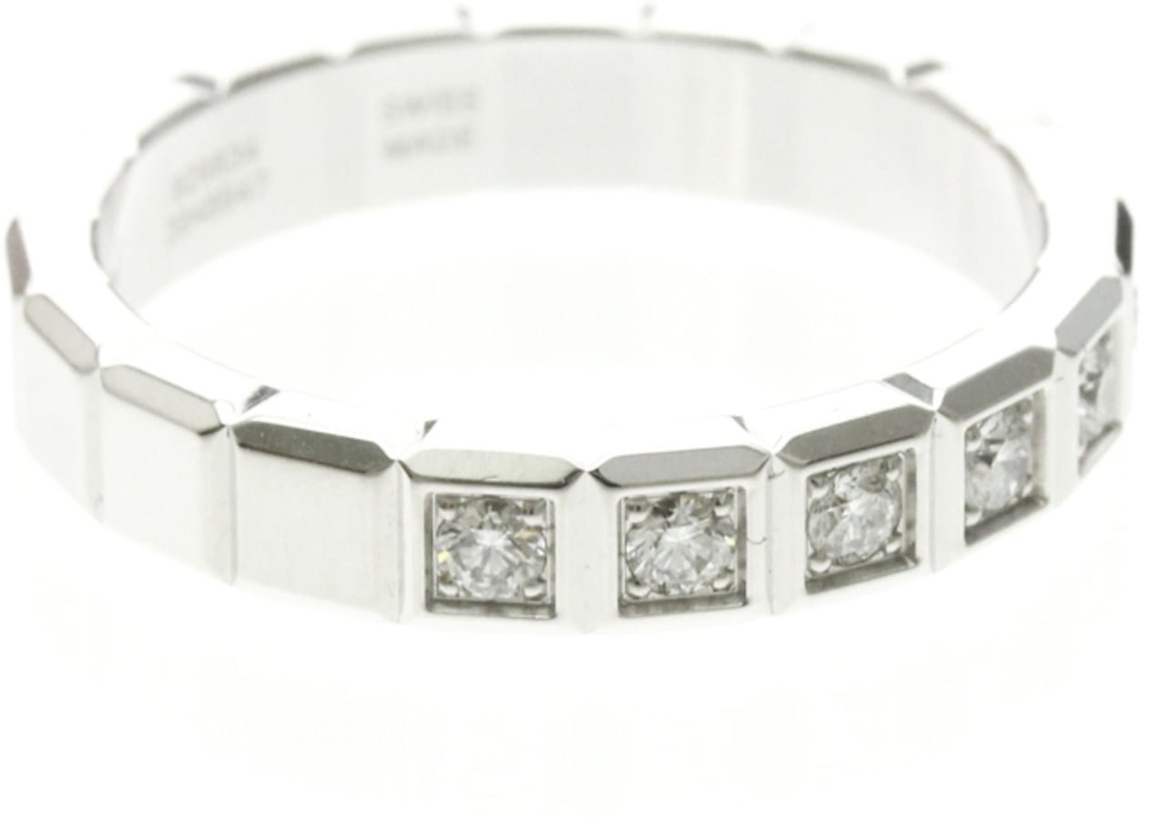 Chopard Ice Cube Pure Pendant Necklace 18K White Gold and Diamonds Zilver