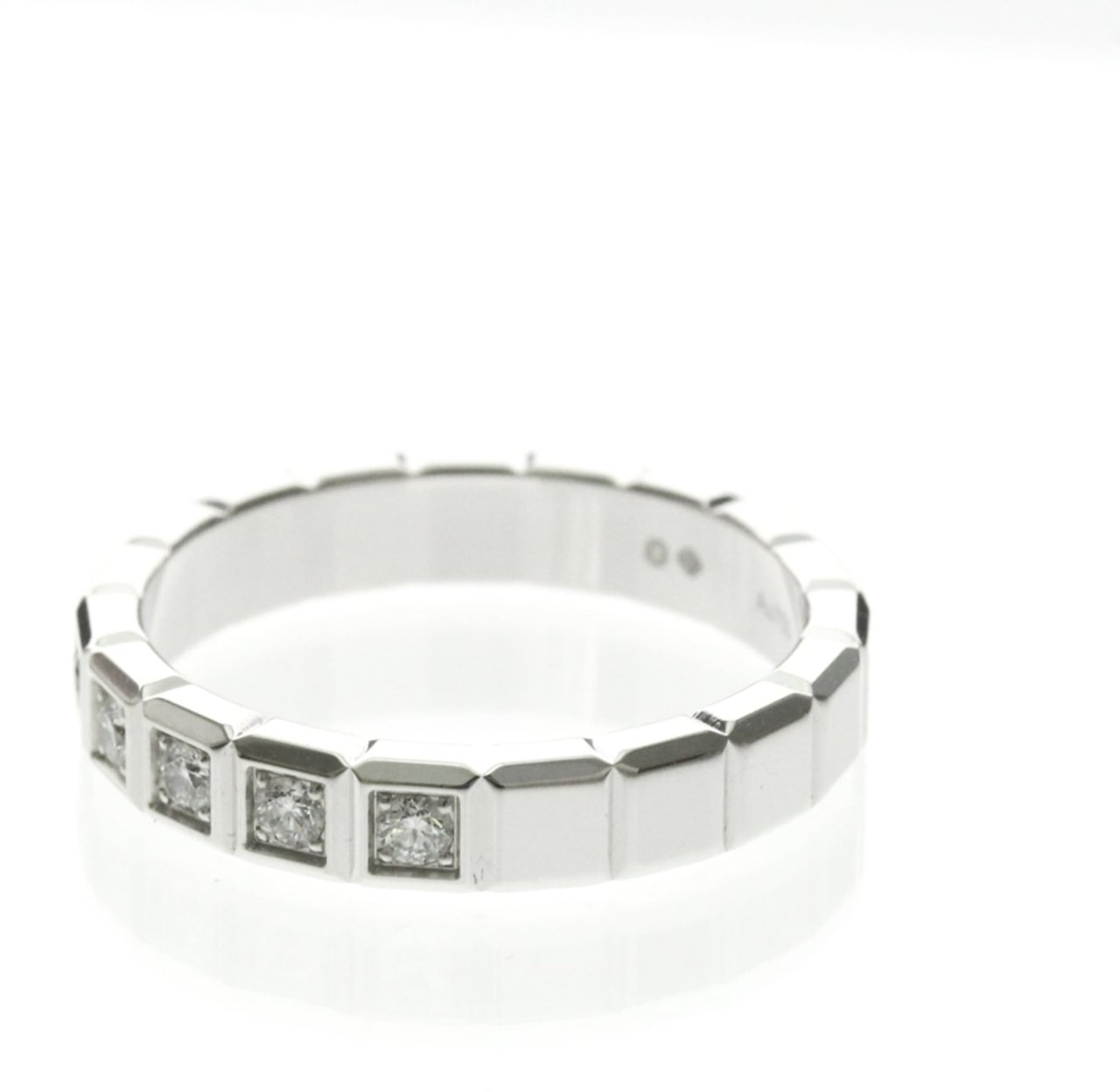 Chopard Ice Cube Pure Pendant Necklace 18K White Gold and Diamonds Zilver