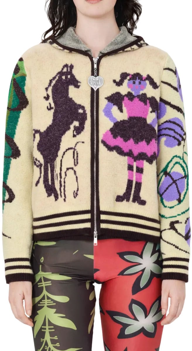 Chopova Lowena DRAGON DUO CARDIGAN MULTI Divers