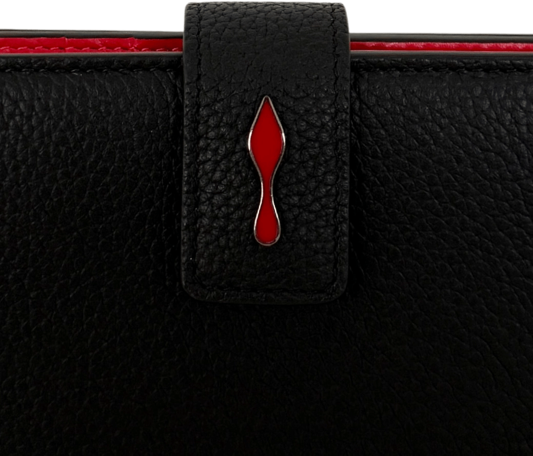 Christian Louboutin Christian Louboutin Paloma Geldbörse Schwarz / neuwertig Zwart