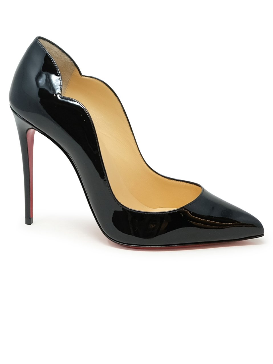 Christian Louboutin CHRISTIAN LOUBOUTIN 1190911 BK01 BLACK PATENT HOT CHICK 100 PUMPS Zwart