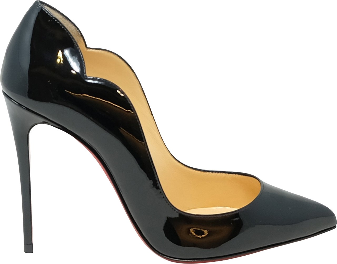 Christian Louboutin CHRISTIAN LOUBOUTIN 1190911 BK01 BLACK PATENT HOT CHICK 100 PUMPS Zwart