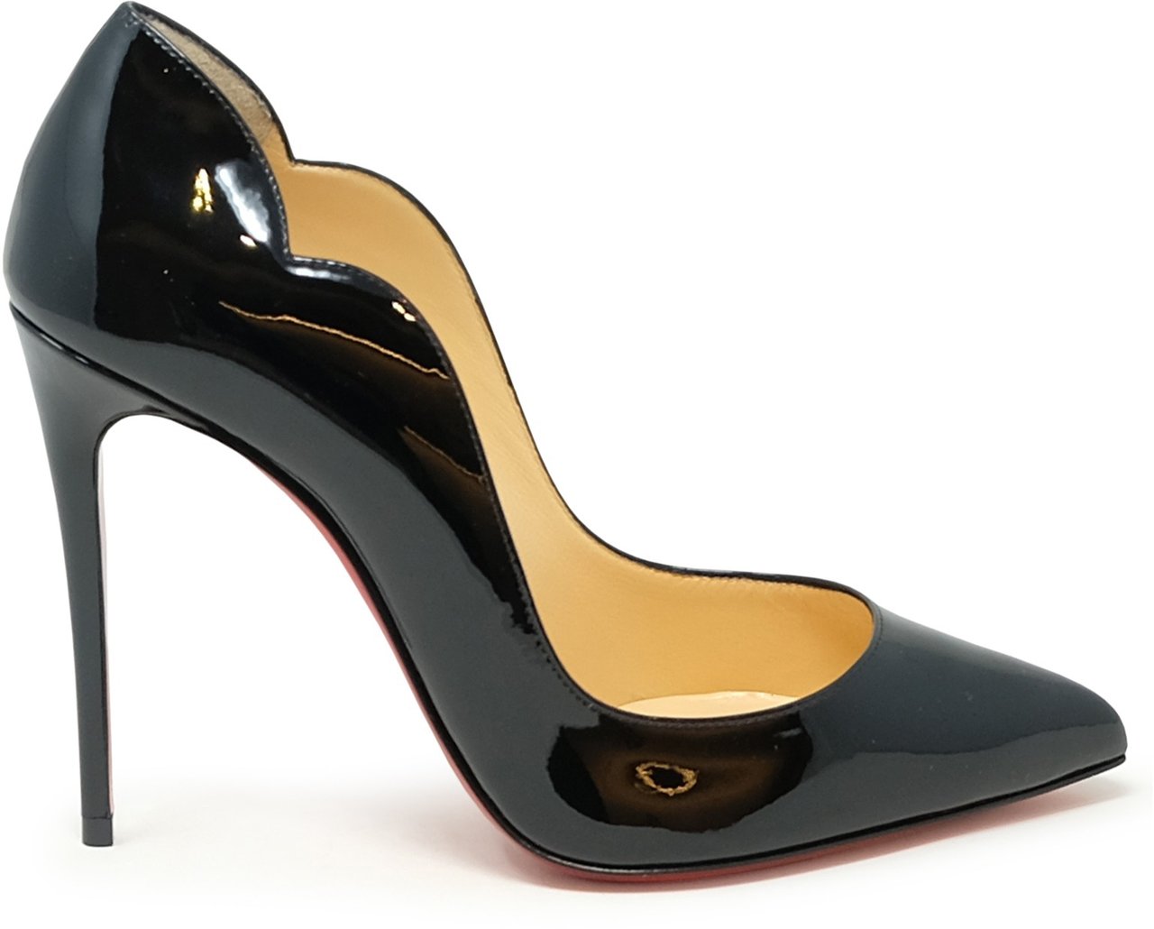 Christian Louboutin CHRISTIAN LOUBOUTIN 1190911 BK01 BLACK PATENT HOT CHICK 100 PUMPS Zwart
