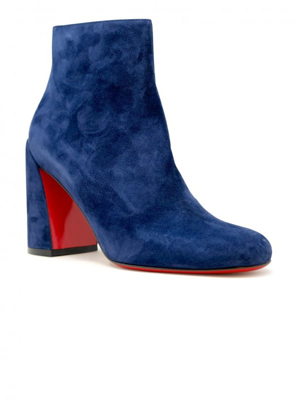 Christian Louboutin CHRISTIAN LOUBOUTIN 1200239 4320 BLUE SUEDE TURELA 85 ANKLE BOOTS Blauw
