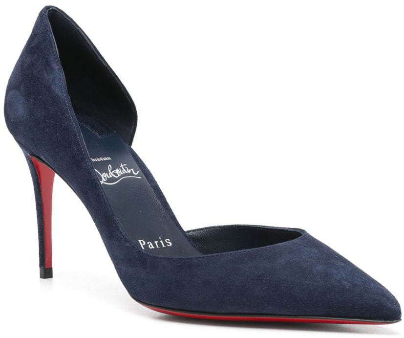 Christian Louboutin With Heel Blue Blauw
