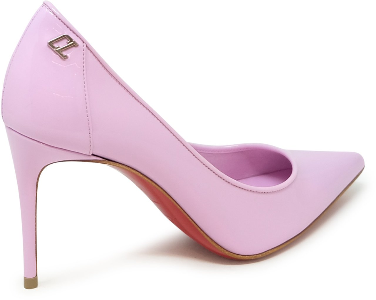 Christian Louboutin CHRISTIAN LOUBOUTIN 1221056 P841 LILAC PATENT SPORTY KATE 85 PUMPS Paars