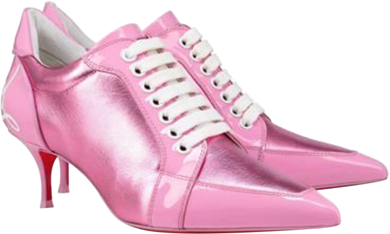 Christian Louboutin Christian Louboutin Leather Pumps Roze