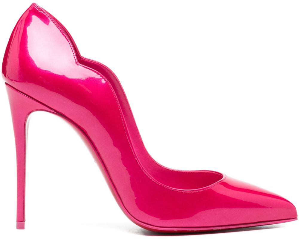 Christian Louboutin With Heel Fuchsia Roze