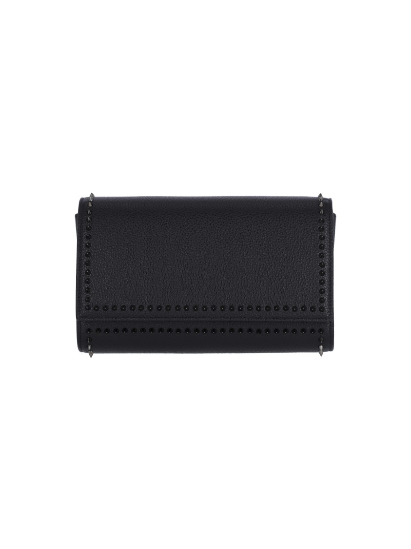 Christian Louboutin Studded Crossbody Bag – Black Zwart