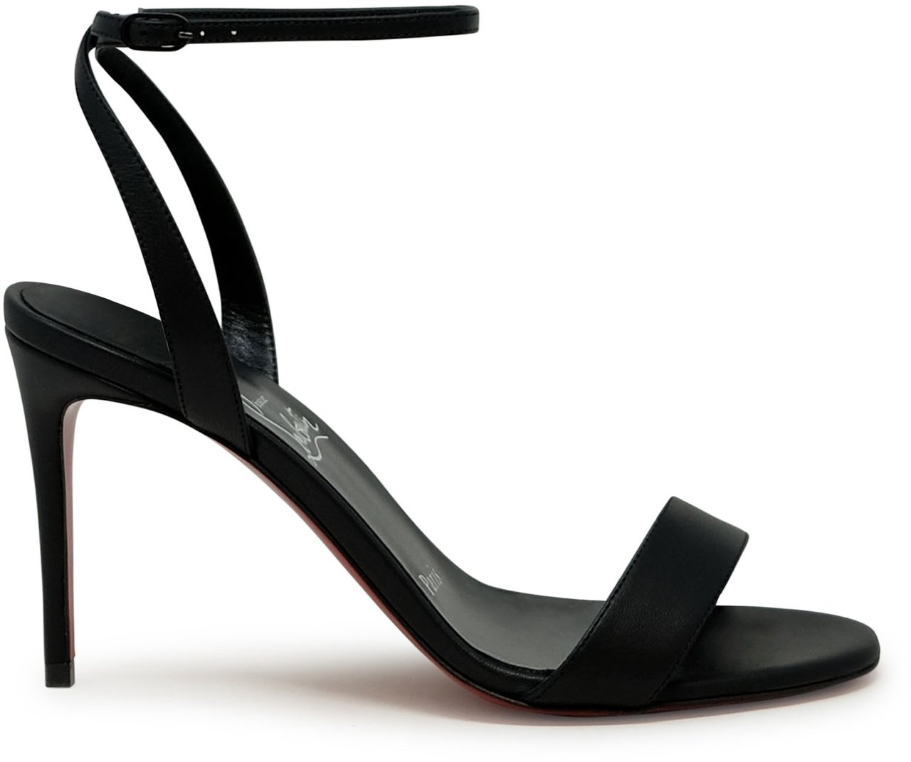 Christian Louboutin CHRISTIAN LOUBOUTIN 1240025 B439 BLACK NAPPA/LINING LOUBIGIRL 85 SANDALS Zwart