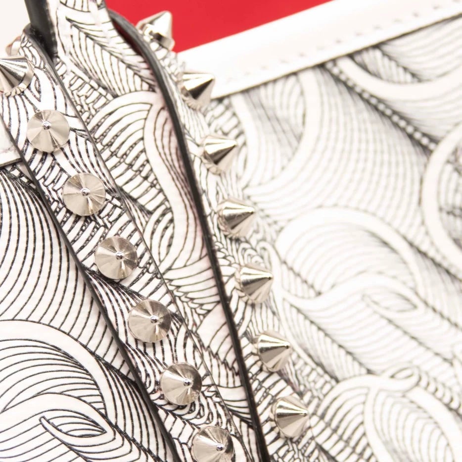 Christian Louboutin Louboutin Handbags White Woman Dierenprint