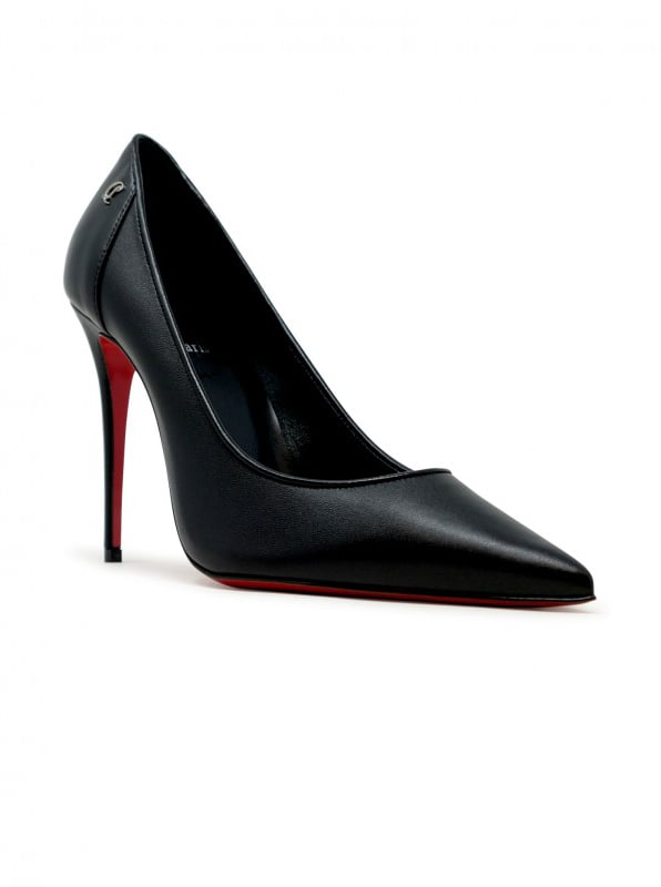 Christian Louboutin CHRISTIAN LOUBOUTIN 1250032 B439 SPORTY KATE 100 BLACK NAPPA/LINING PUMPS Zwart