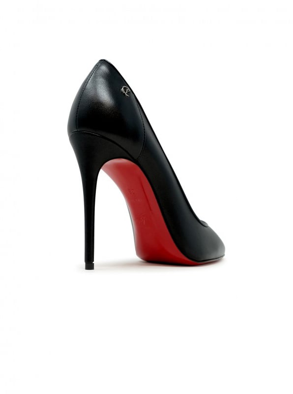 Christian Louboutin CHRISTIAN LOUBOUTIN 1250032 B439 SPORTY KATE 100 BLACK NAPPA/LINING PUMPS Zwart