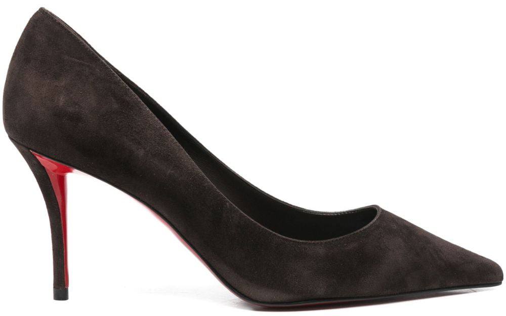 Christian Louboutin With Heel Marrone Scuro Bruin
