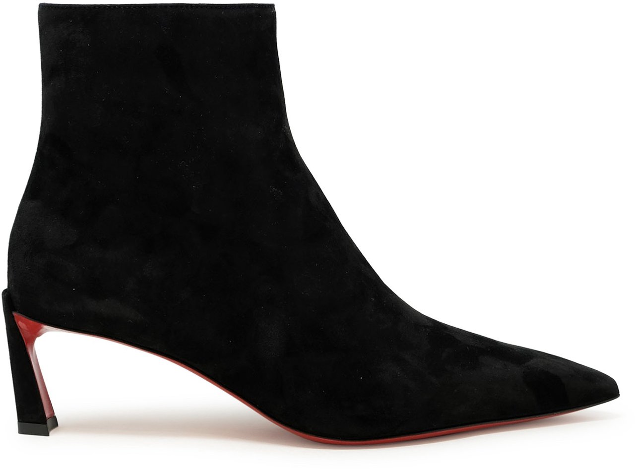 Christian Louboutin CHRISTIAN LOUBOUTIN 1250284 BK01 BLACK VEAU VELOURS CONDORA BOOTY 55 BOOTS Zwart