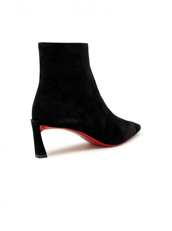 Christian Louboutin CHRISTIAN LOUBOUTIN 1250284 BK01 BLACK VEAU VELOURS CONDORA BOOTY 55 BOOTS Zwart