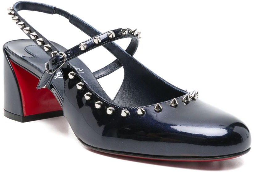 Christian Louboutin With Heel Blue Blauw