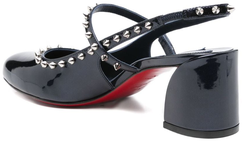 Christian Louboutin With Heel Blue Blauw