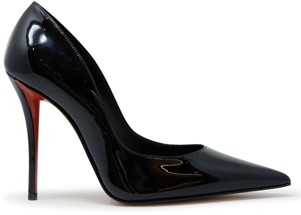 Christian Louboutin CHRISTIAN LOUBOUTIN 1250939 B439 BLACK PATENT MISS Z 100 PUMPS Zwart