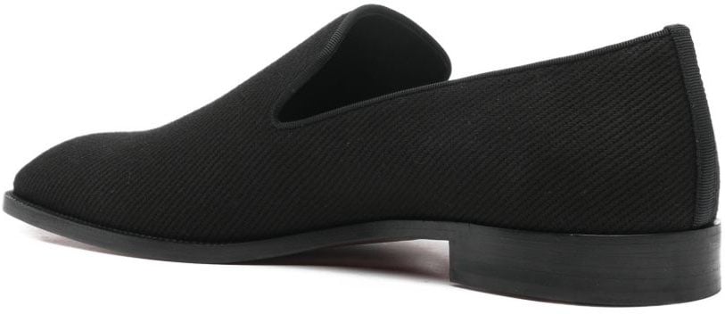 Christian Louboutin Flat Shoes Black Zwart