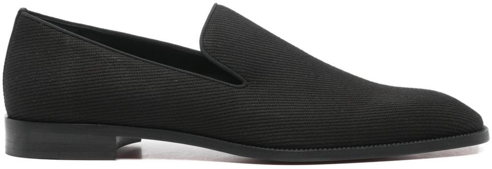 Christian Louboutin Flat Shoes Black Zwart