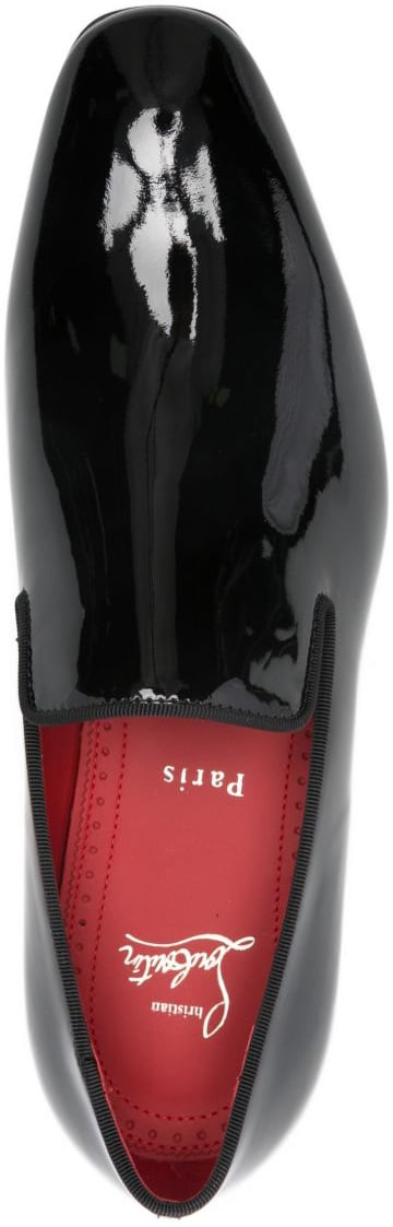 Christian Louboutin Flat Shoes Black Zwart