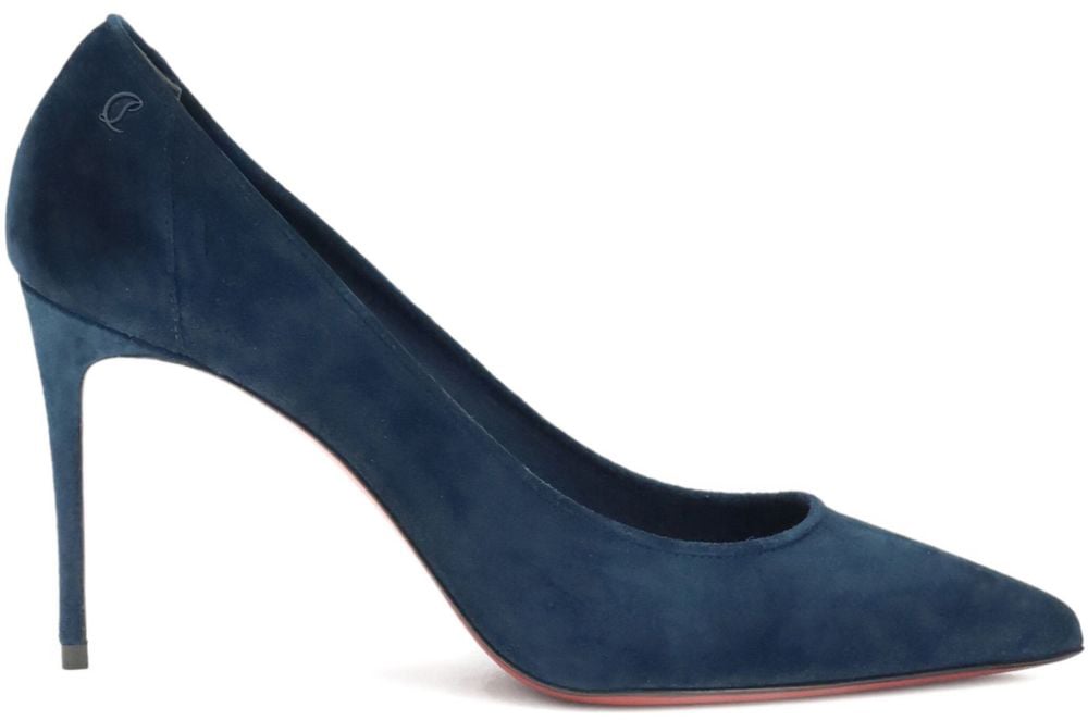 Christian Louboutin With Heel Blue Blauw