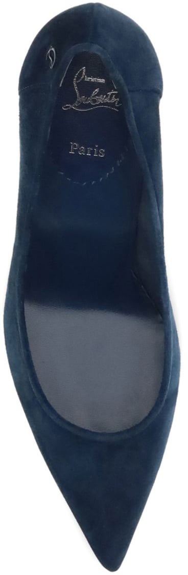 Christian Louboutin With Heel Blue Blauw