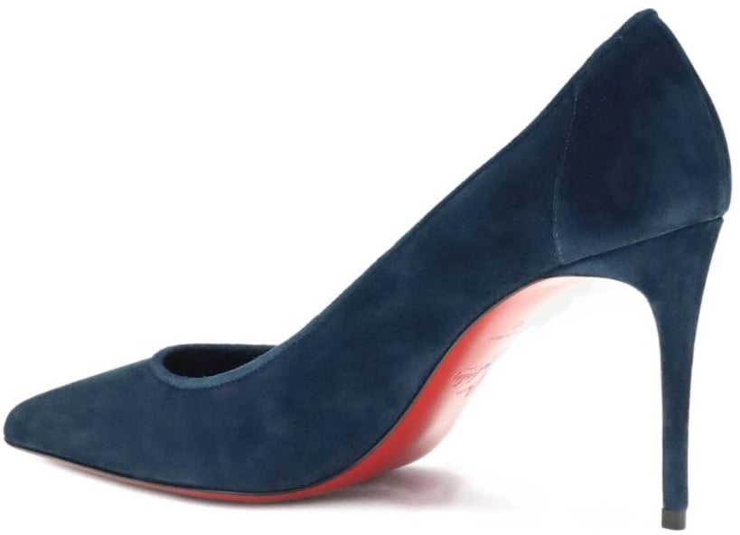 Christian Louboutin With Heel Blue Blauw