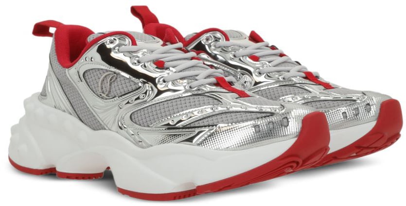 Christian Louboutin Sneakers Silver Zilver