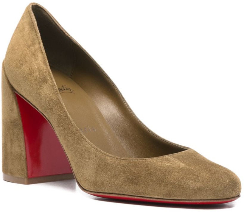 Christian Louboutin With Heel Brown Bruin