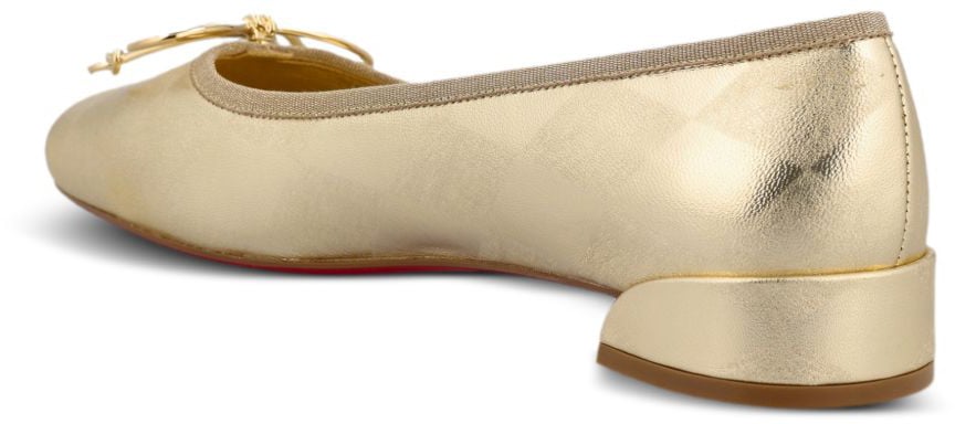 Christian Louboutin Flat Shoes Grey Grijs