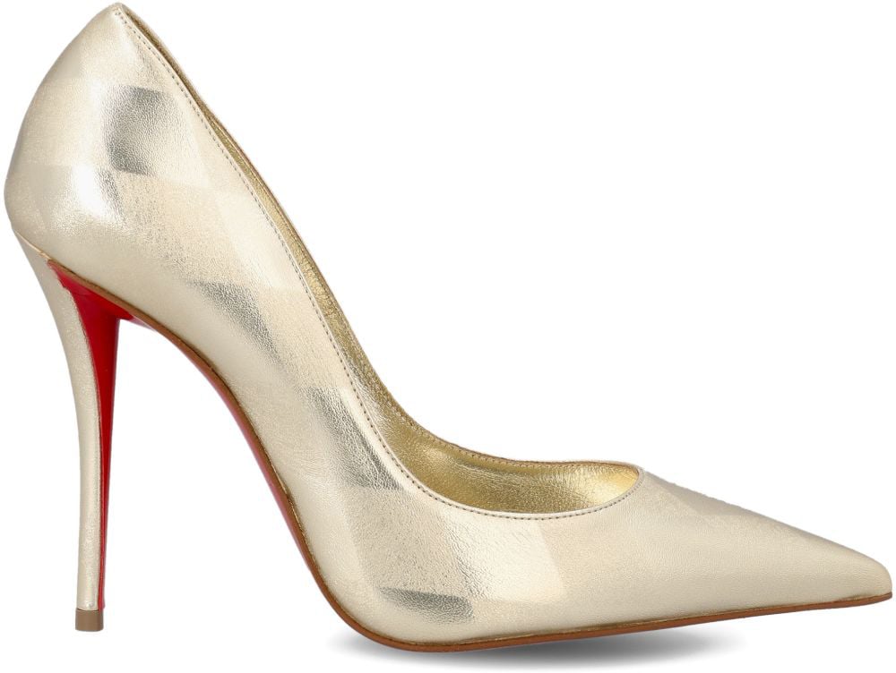 Christian Louboutin With Heel Grey Grijs