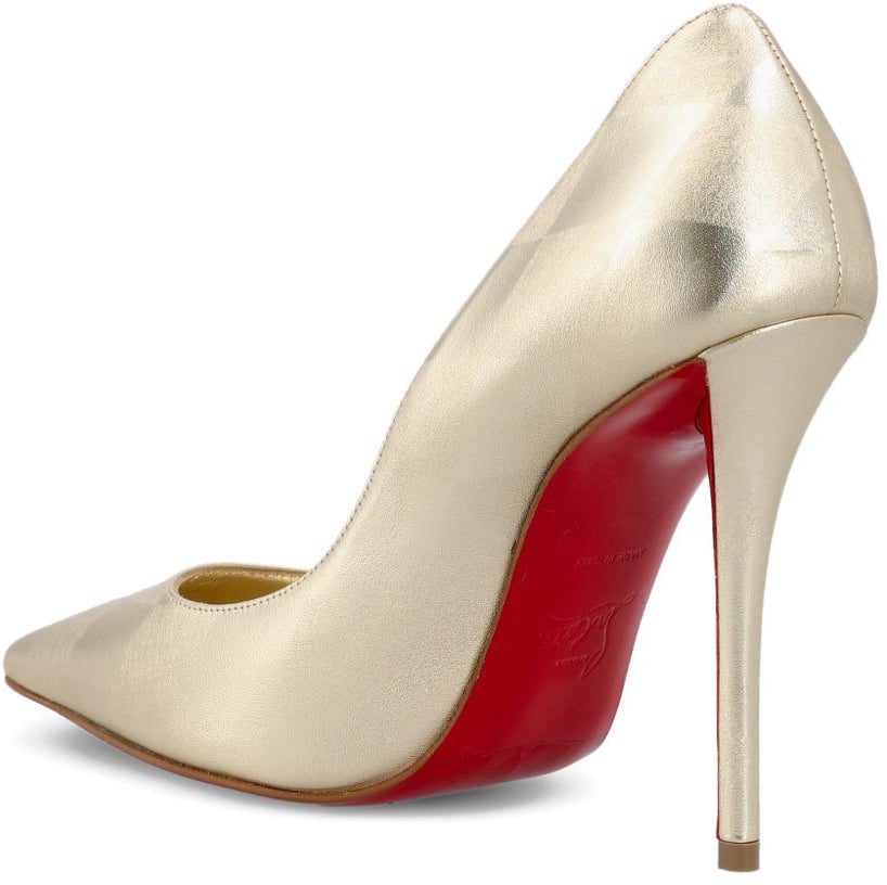 Christian Louboutin With Heel Grey Grijs