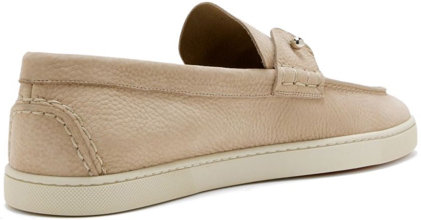 Christian Louboutin Flat Shoes Beige Beige
