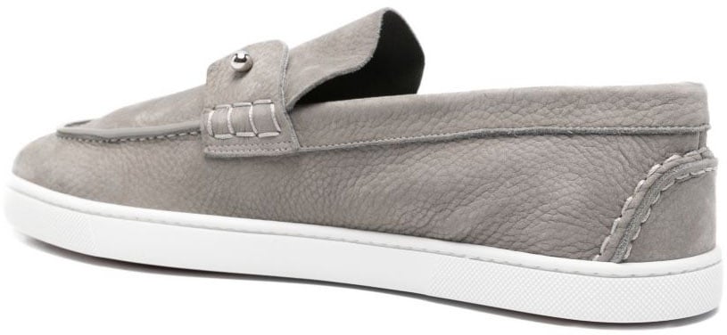 Christian Louboutin Flat Shoes Grey Lichtgrijs