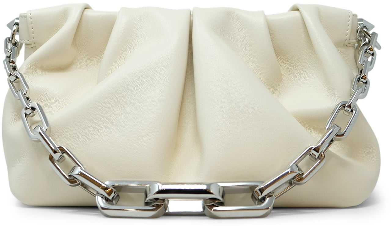Christian Louboutin CHRISTIAN LOUBOUTIN 1265023 W699 IVORY NAPPA EVA SHOULDER SMALL BAG Neutraal