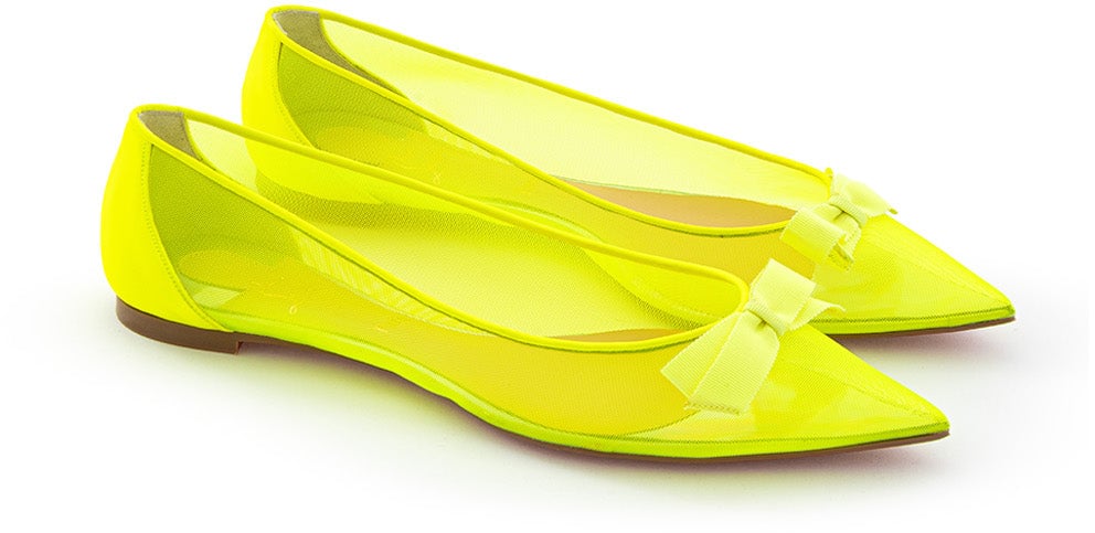 Christian Louboutin Ballet Flats Yellow Divers