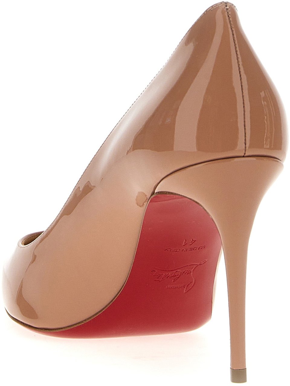 Christian Louboutin Beige Calfskin High Heel Pumps Beige