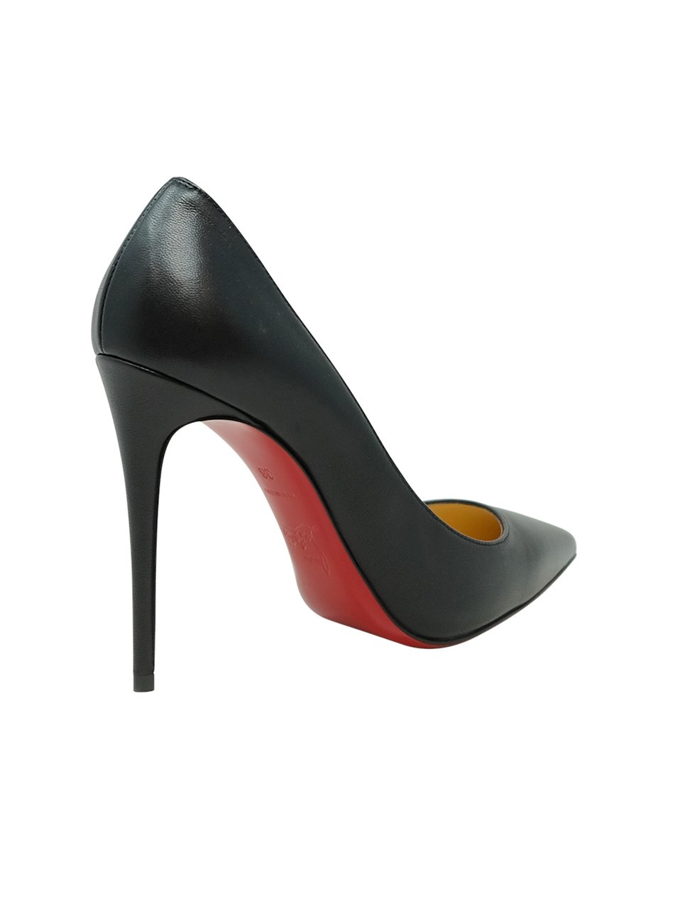 Christian Louboutin CHRISTIAN LOUBOUTIN 3191410 BK01 BLACK LEATHER KATE 100 PUMPS Zwart