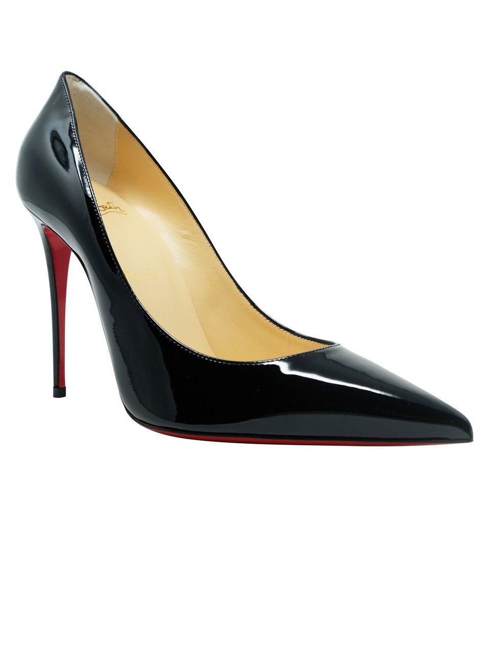 Christian Louboutin CHRISTIAN LOUBOUTIN 3191411 BK01 BLACK PATENT KATE 100 PUMPS Zwart