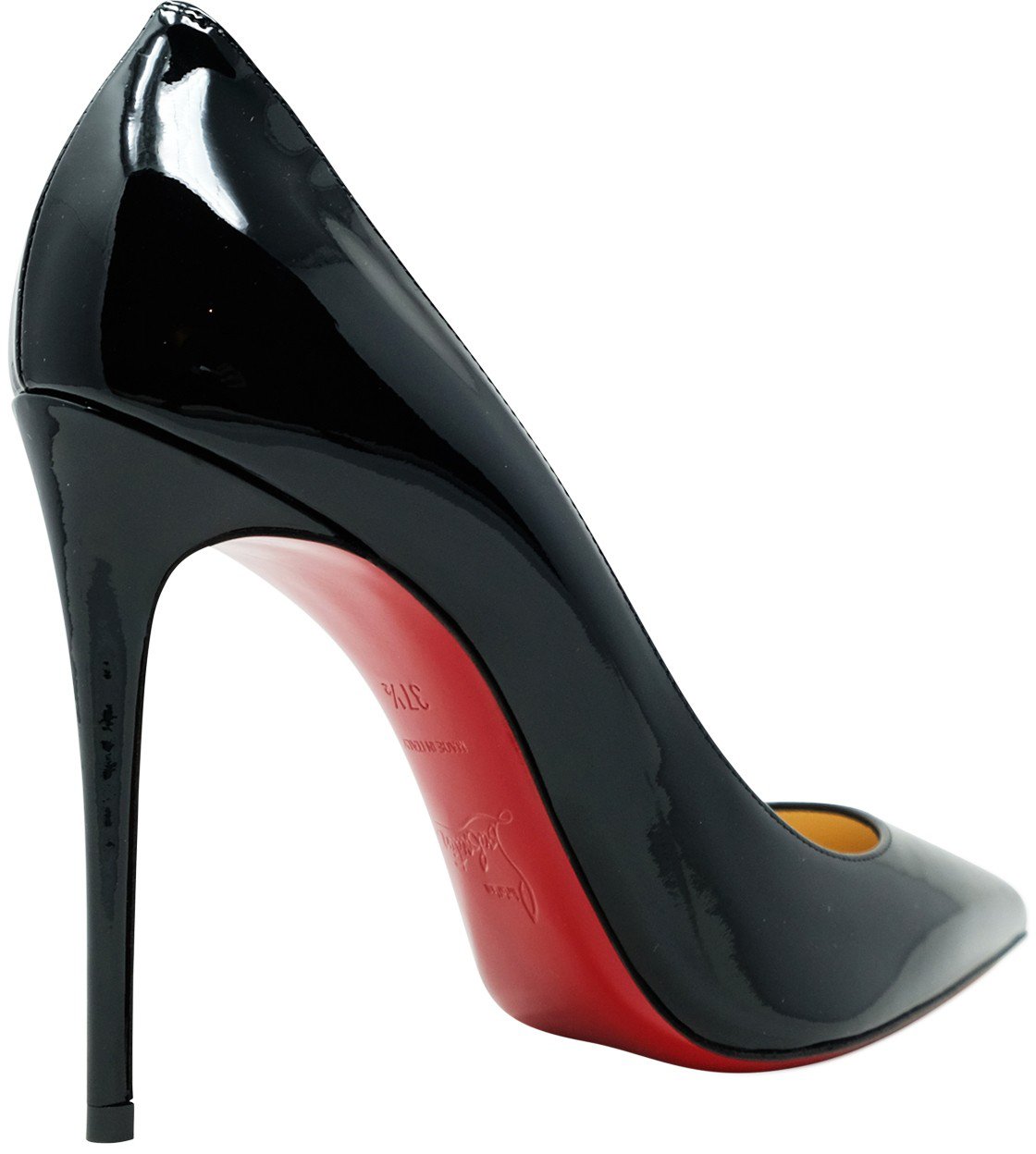 Christian Louboutin CHRISTIAN LOUBOUTIN 3191411 BK01 BLACK PATENT KATE 100 PUMPS Zwart