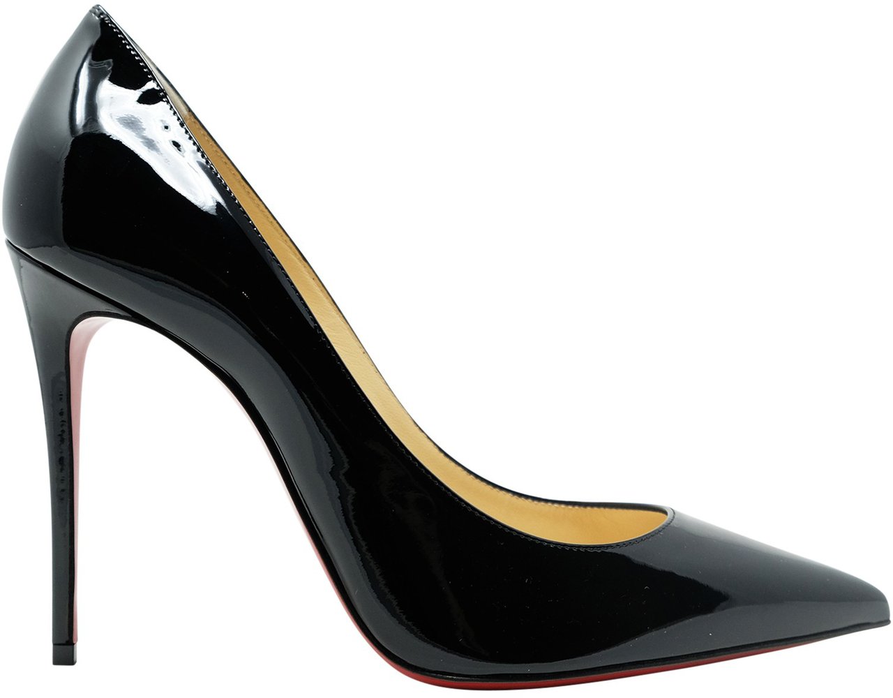Christian Louboutin CHRISTIAN LOUBOUTIN 3191411 BK01 BLACK PATENT KATE 100 PUMPS Zwart