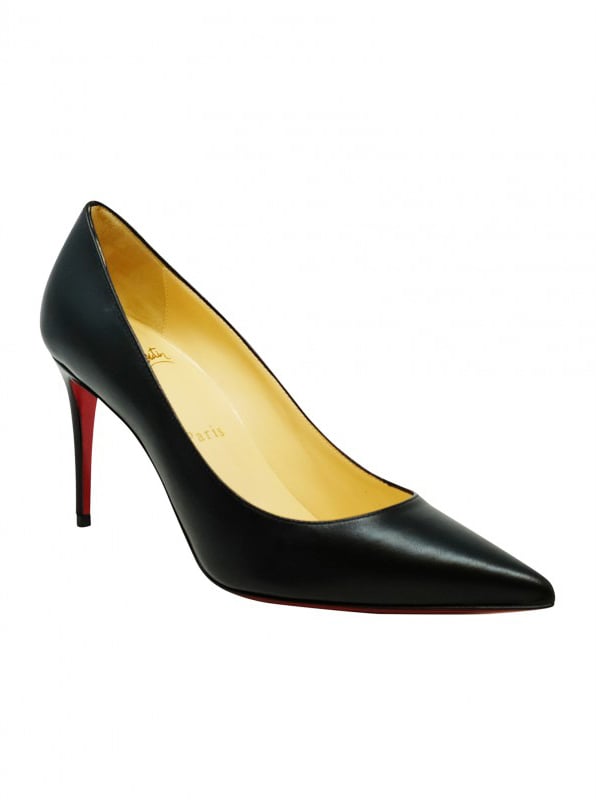 Christian Louboutin CHRISTIAN LOUBOUTIN 3191415 BK01 BLACK KATE 85 NAPPA SHINY PUMPS Zwart
