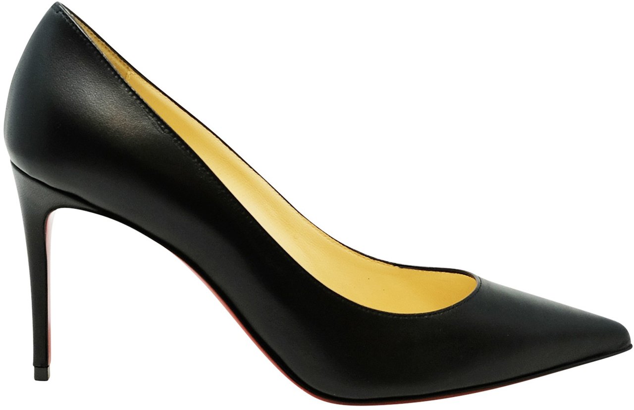 Christian Louboutin CHRISTIAN LOUBOUTIN 3191415 BK01 BLACK KATE 85 NAPPA SHINY PUMPS Zwart