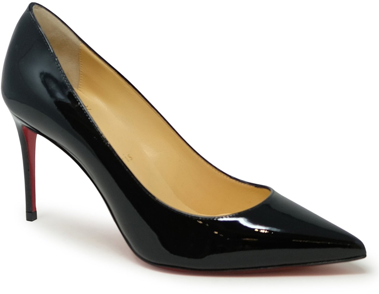 Christian Louboutin CHRISTIAN LOUBOUTIN 3191416 BK01 BLACK PATENT KATE 85 PUMPS Zwart